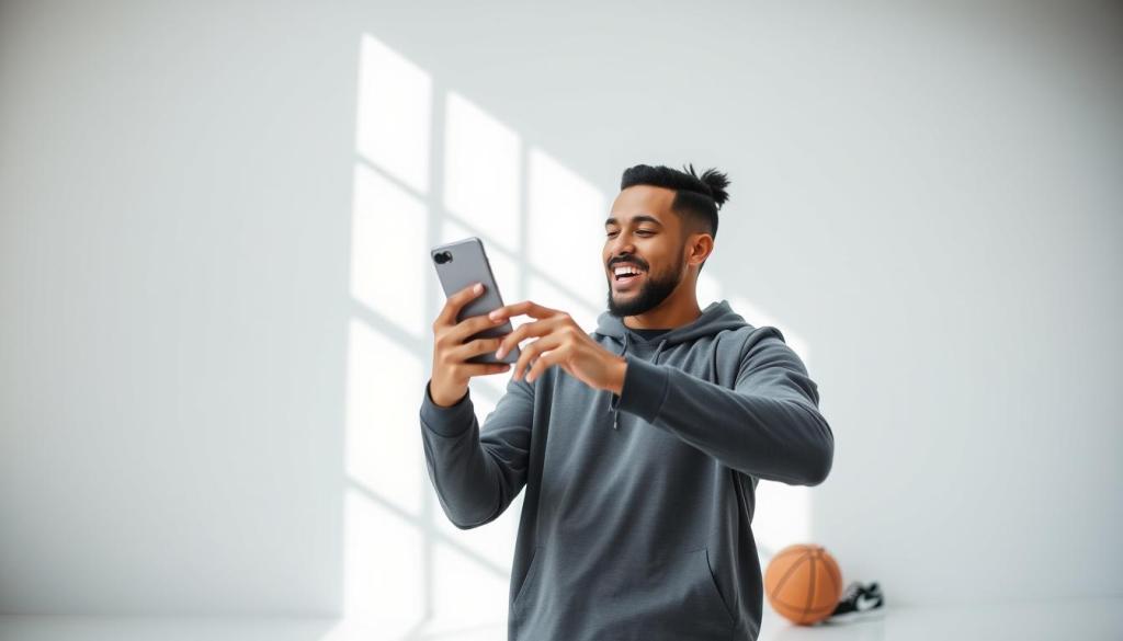 social media content creator sports